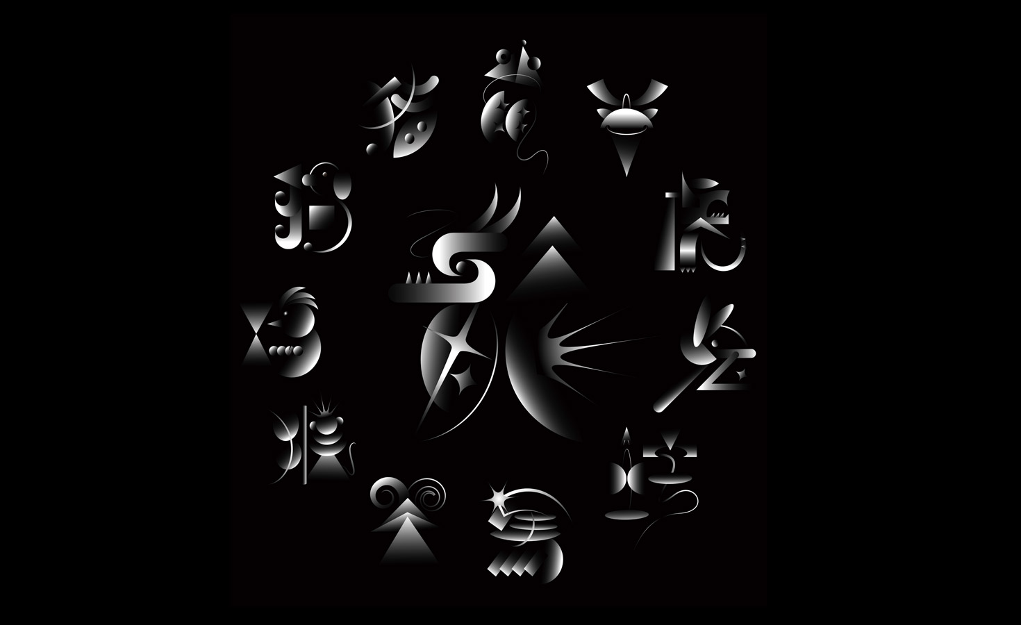 十二生肖_字体_动画设计©Tongque Southeast Co.